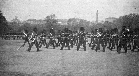 Rehearsing for the Birthday Parade
